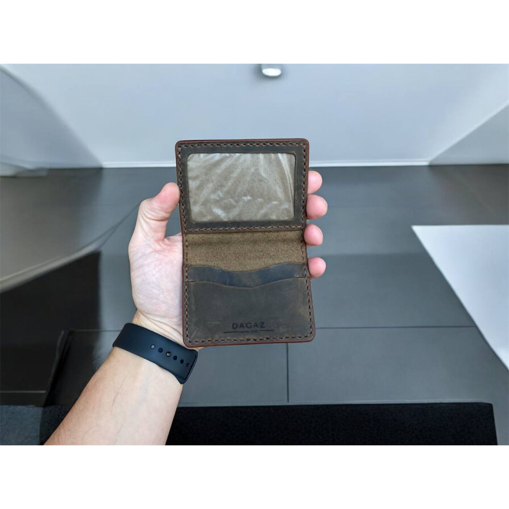 Кожаная обложка для ID паспорта