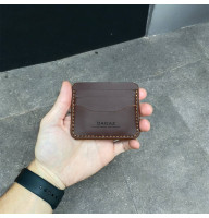 Кожаный картхолдер Dagaz из натуральной кожи Kaiser виски на 6 карт